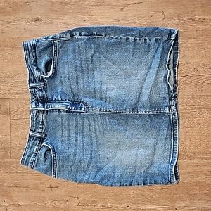 Ichi Jean Mini Skirt